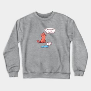 Kitty cat Crewneck Sweatshirt